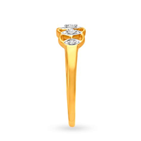 Intricate Loop Diamond Finger Ring