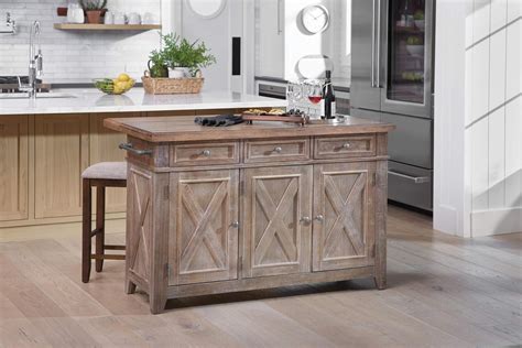 Buy OSP Home Furnishings Cocina Kitchen Island with Wood Drop Leaf Top ...