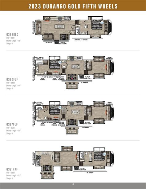 Durango Gold Floor Plans