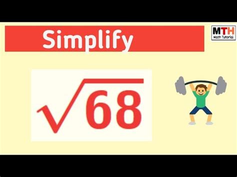 Square root of 68 Explained - YouTube