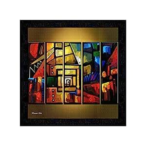 PnF Framed Poster of Modern Art African abstract11306-(13x13inch ...