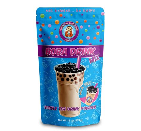 Buy MILK TEA Boba Bubble Tea By Buddha Bubbles Boba 1 Pound 16 Ounces ...