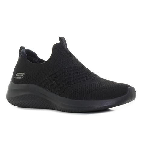 Skechers Ultra Flex 3.0 - Classy Charm fekete női bebújós cipő