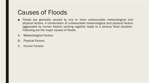 PPT - Floods: Causes, Types, and Consequences PowerPoint Presentation, free download - ID:8942101