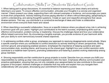 Collaborative Teaming Worksheet 的图像结果