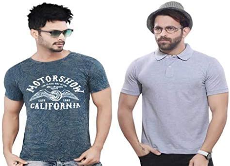 Buy KUNDAN SULZ GWALIOR Exclusive for Men's 100% Pure-Cotton Polo Neck ...