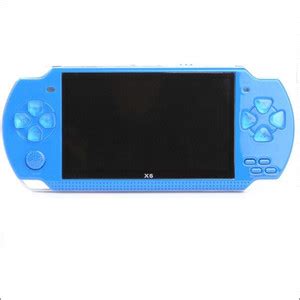 Psp GameKart PSP blue color 4GB Handheld Gaming Console with 3D ...
