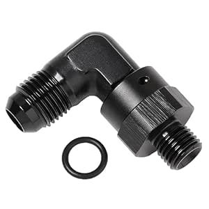 Podavelle 6AN Male Flare to 4AN -4 ORB O-ring Boss 90 Degree Swivel ...