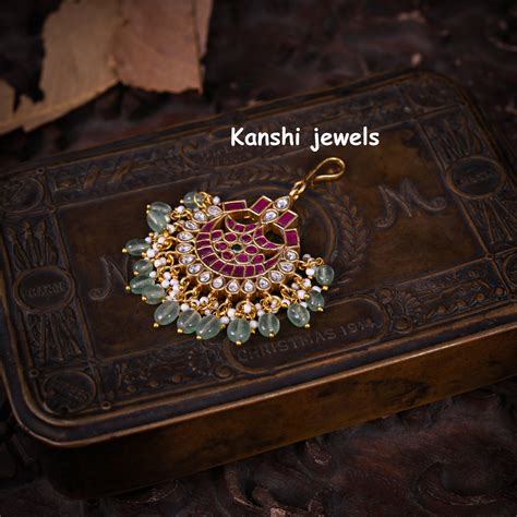 Jadau Kundan Maang Tika – Kanshi Jewels