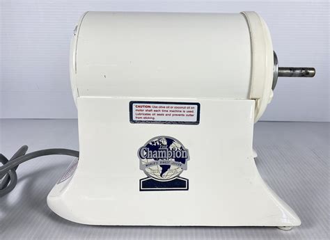 The Champion Juicer Plastaket Model G5-NG-853S Heavy Duty Motor GUC | eBay