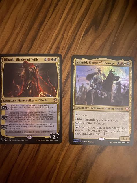 Legends legacy pre-con deck - which is more effective commander ? : r/mtg