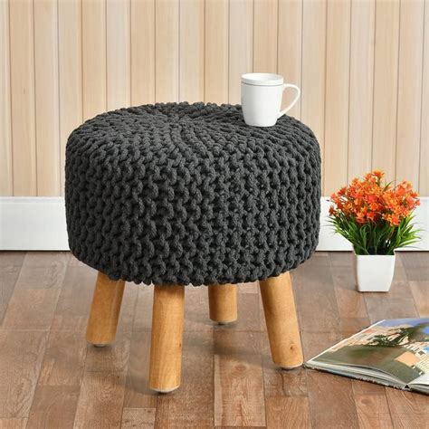 Shadowkart Pouffes Bench Sitting Stool for Living Room Patio Kitchen ...