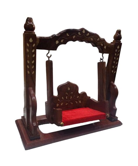 Buy M/S Rs Impex God Jhula, Laddu Gopal Jhula Wooden Pooja Palana,Swing ...