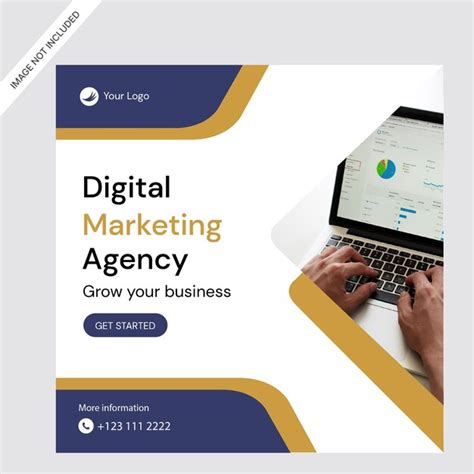Modèle de publication instagram d'agence de marketing numérique et de ...