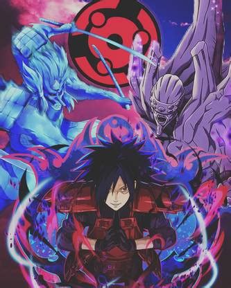 Madara Uchiha Naruto Anime Series Hd Matte Finish Poster Paper Print ...