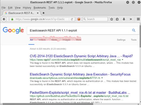Hack Metasploitable 3 using Elasticsearch Exploit - Hacking Articles