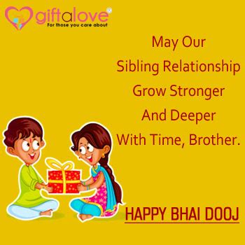 50+ Bhai Dooj Quotes, Messages, Greetings For Brorther & Sister | GiftaLove