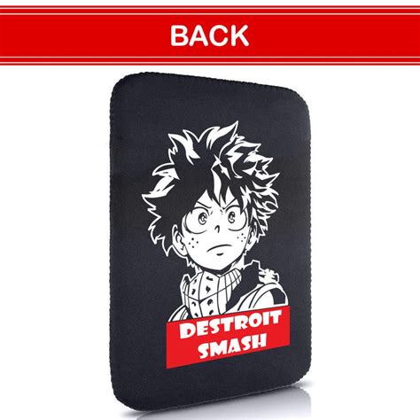 Printed Neoprene Reversible Laptop & Tablet Sleeve - Anime My Hero ...