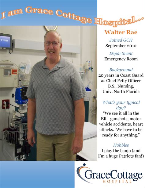 I am Grace Cottage Hospital: Walter Rae - Grace Cottage Hospital