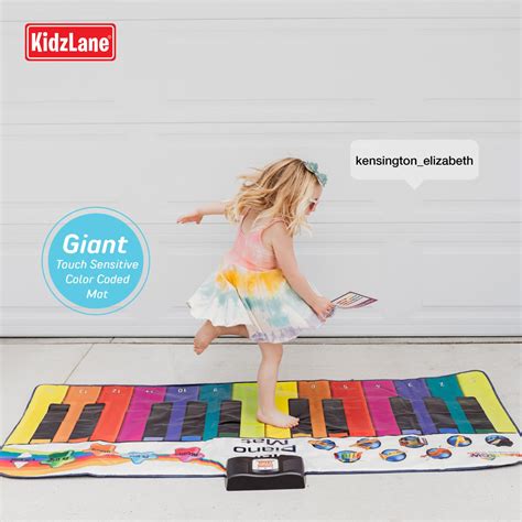 Buy Kidzlane Floor Piano Mat for Kids and Toddlers | Giant 6 ft. Piano ...