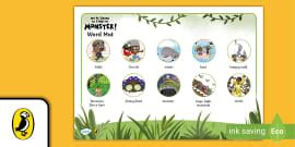 Monster Word Cards (teacher made) - Twinkl