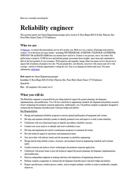 Image result for Reliability Engineering Jobs