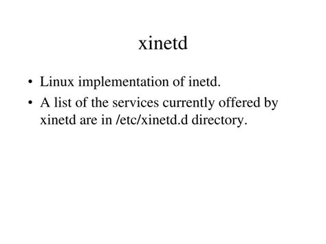 Image result for Xinetd Linux