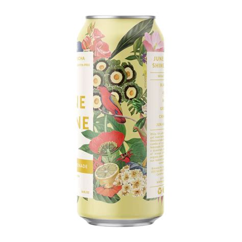 Juneshine Black Iced Tea Lemonade Hard Kombucha - Shop Malt beverages ...