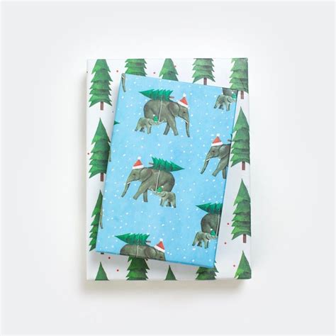 Buy Reversible Holiday Wrapping Paper - Eco Gift Wrap Allport Editions ...