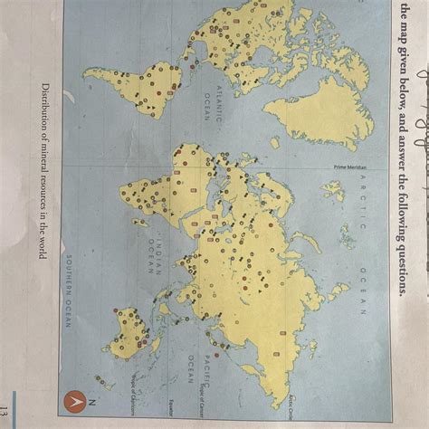 Observe the map given below and answer the following questions ...
