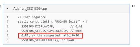 Image result for SSD1306 Random Pixels