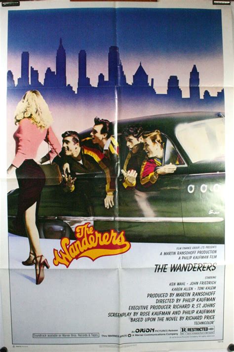 THE WANDERERS, Original Vintage Movie Poster - Original Vintage Movie ...