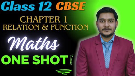 Relation and Function One Shot Class 12 的图像结果