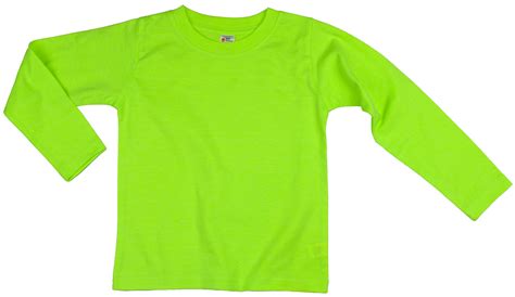 Little Kids'/Toddlers' Long Sleeve T-Shirt 3T Neon Green - Walmart.com