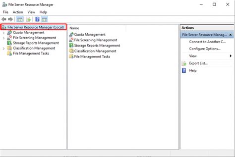 Image result for File Server Resource Manager Windows 1.0