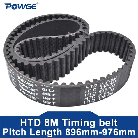 8mm Pitch HTD 8M Timing Belt 960-8M-25 Length 960 Mm Width, 51% OFF