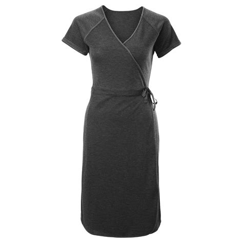 Buy Kathmandu Adapt Reversible Wrap Dress - Women's Black/Granite ...