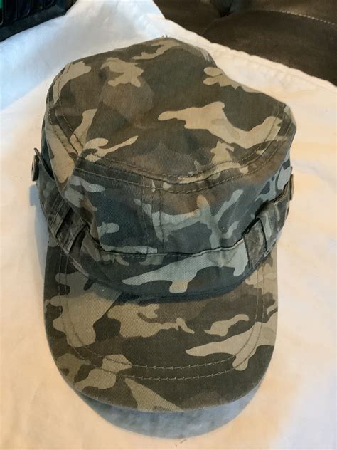 Cadet Military Army Camo Camouflage Cap Hat - Gem