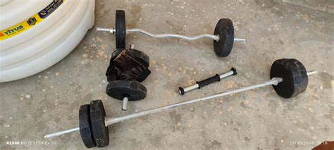 Body Maxx 20 Kg PVC Adjustable Weight Plates, 5 and 3 ft Rod, 2 D. Rods ...