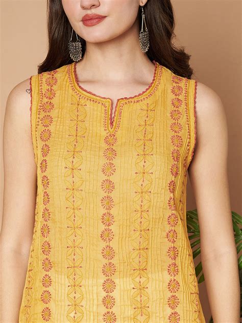 Buy Authentic hand-embroidered Chikankari - Flat 10% OFF - Akheri – akheri