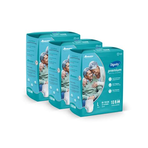 Buy Dignity Premium Pull Up Adult Diapers for Leak Control | Romsons.In ...