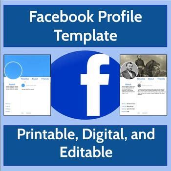 Facebook Profile Template by MrJolivette | TPT