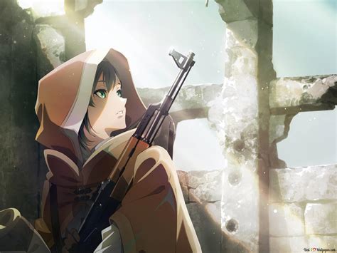 NieR:Automata Ver1.1a anime - lily 4K wallpaper download