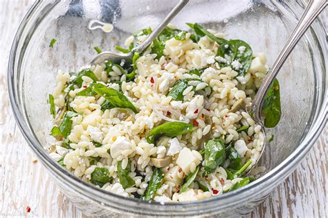 Spinach Orzo Salad Recipe – Orzo Pasta Salad Recipe — Eatwell101