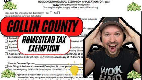 Collin County: Homestead Tax Exemption - YouTube