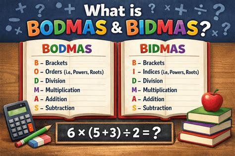 What Is BODMAS and BIDMAS? Maths Rules Explained
