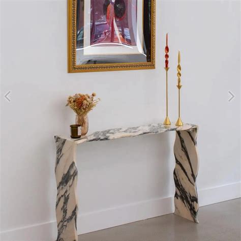 Makamae Marble Console Table – Nismaaya Decor