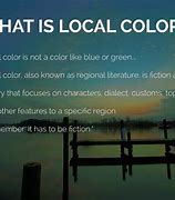 Image result for Local Colour