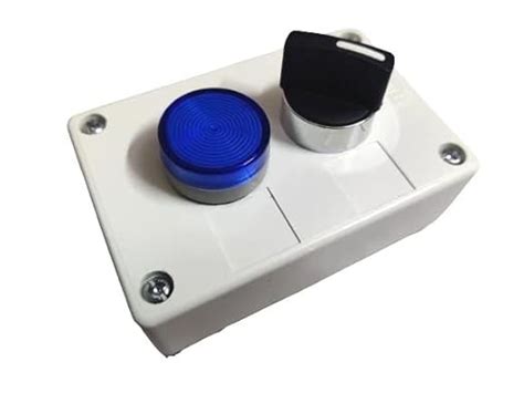 2 Way Control Box with Blue Pilot Indicator & Selector Switch 3 ...