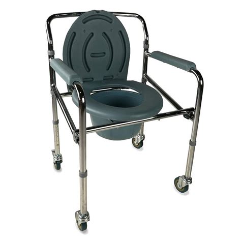 Mobiclinic®, WC Chair with Wheels, Toilet Seat for The Disabled, Toilet ...